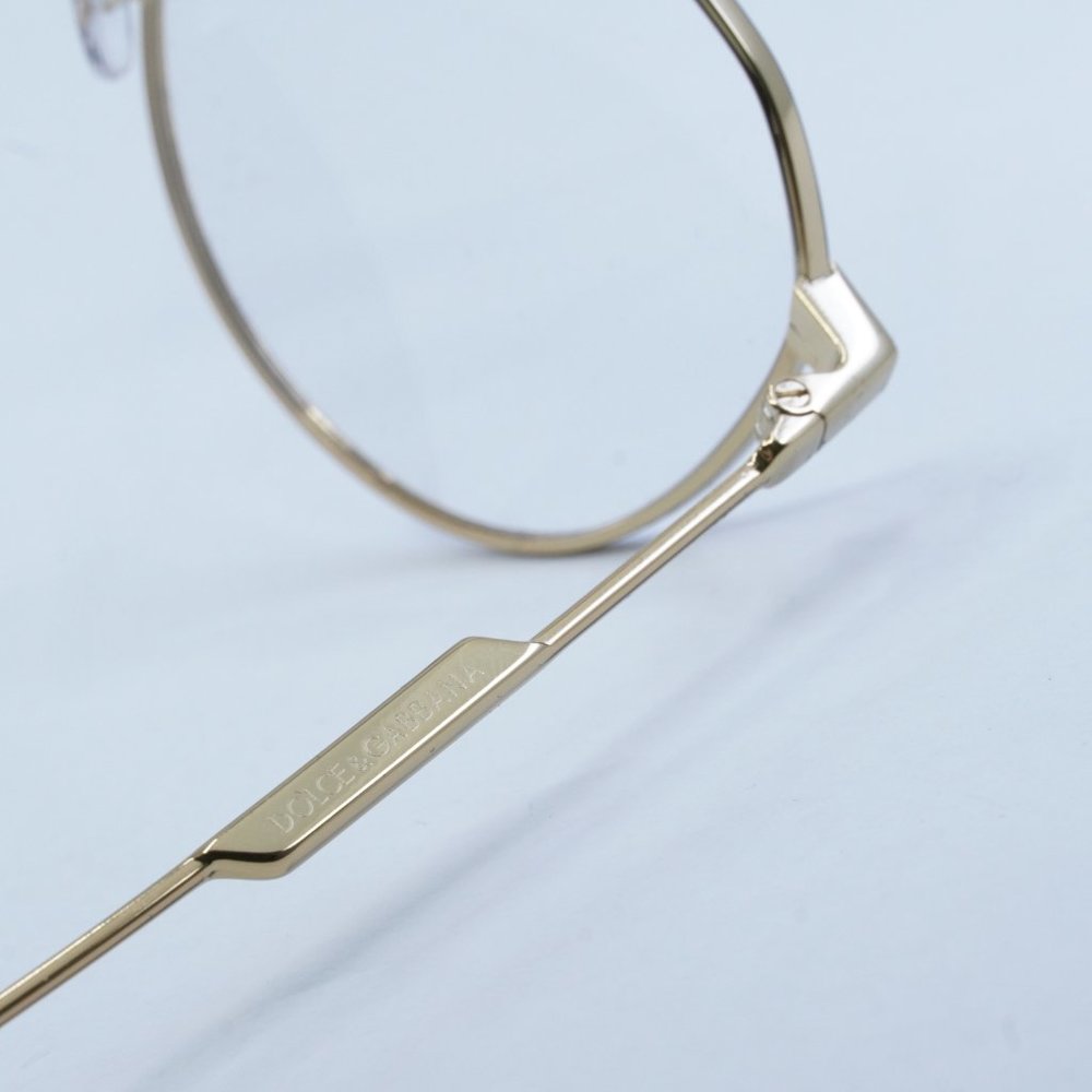 NEW DOLCE&GABBANA DG1349 1311 GOLD/MATTE BLACK EYEGLASSES - Picture 7 of 10